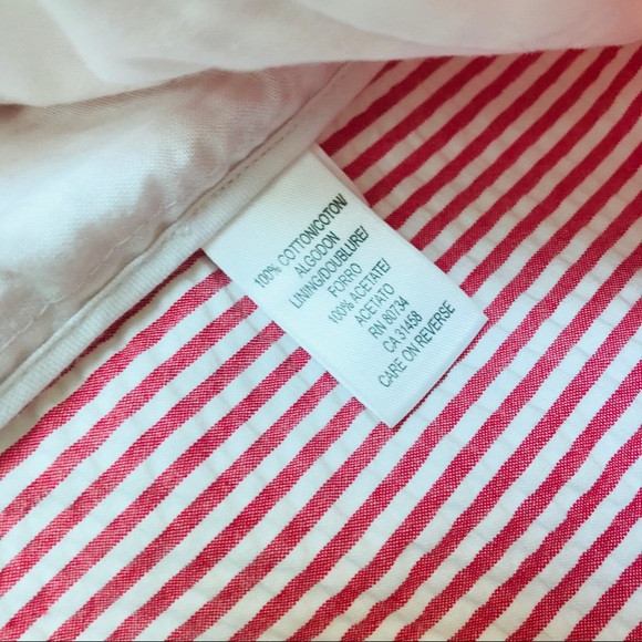 ♥️ BCBC Maxazria Red & White Seersucker Blazer - Picture 4 of 10